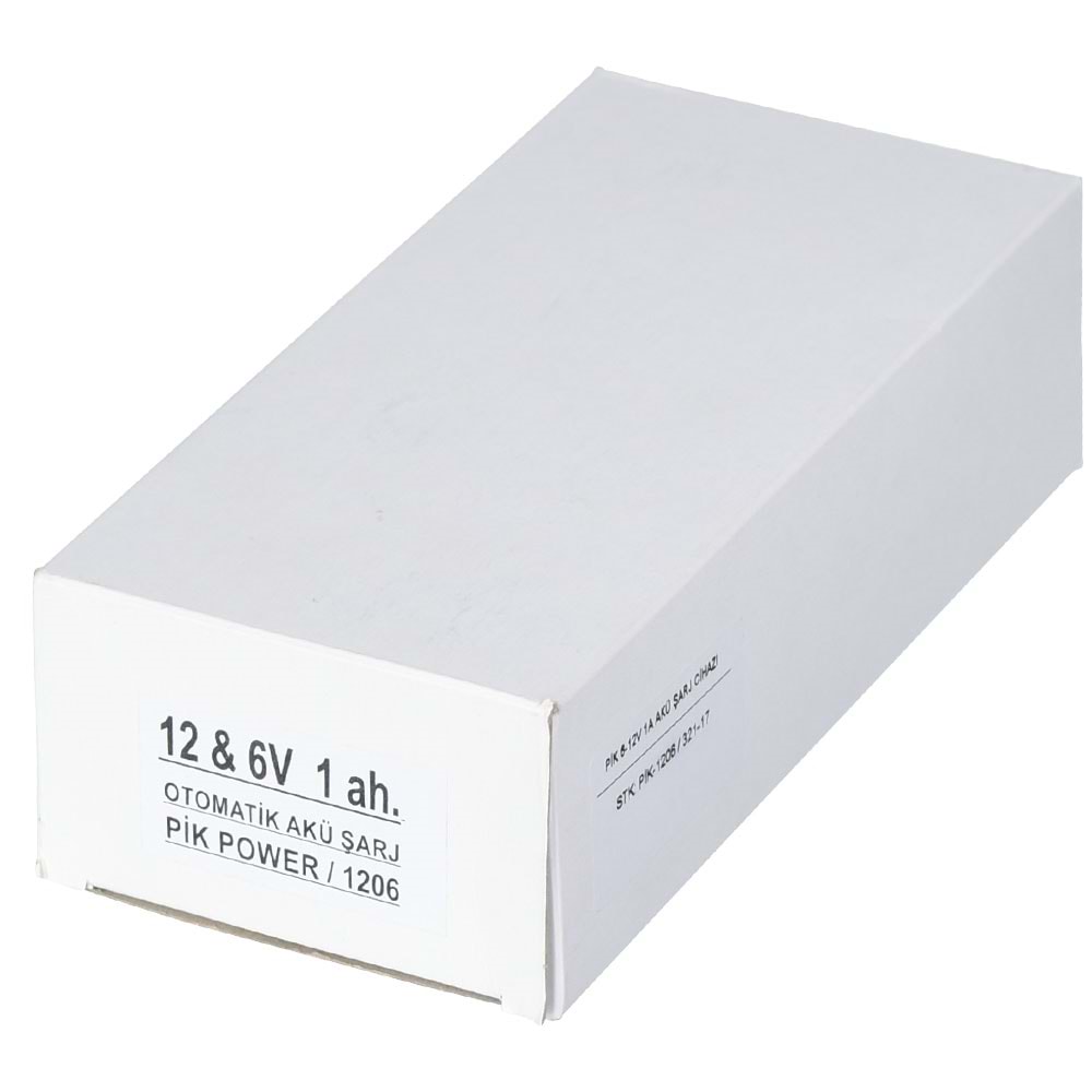 Pik 6-12V 1A Akü Şarj Cihazı PİK-1206