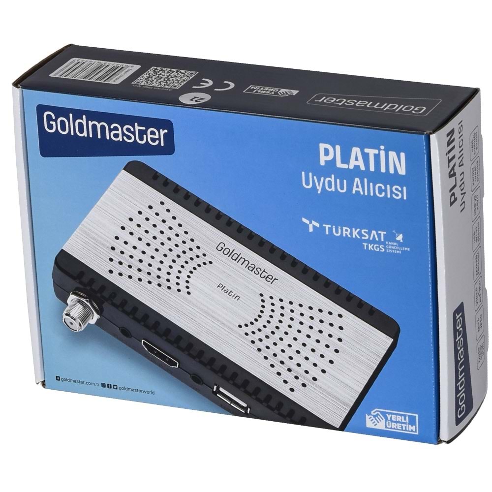 GOLDMASTER Platin Mini Hd Uydu Alıcısı PLATİN