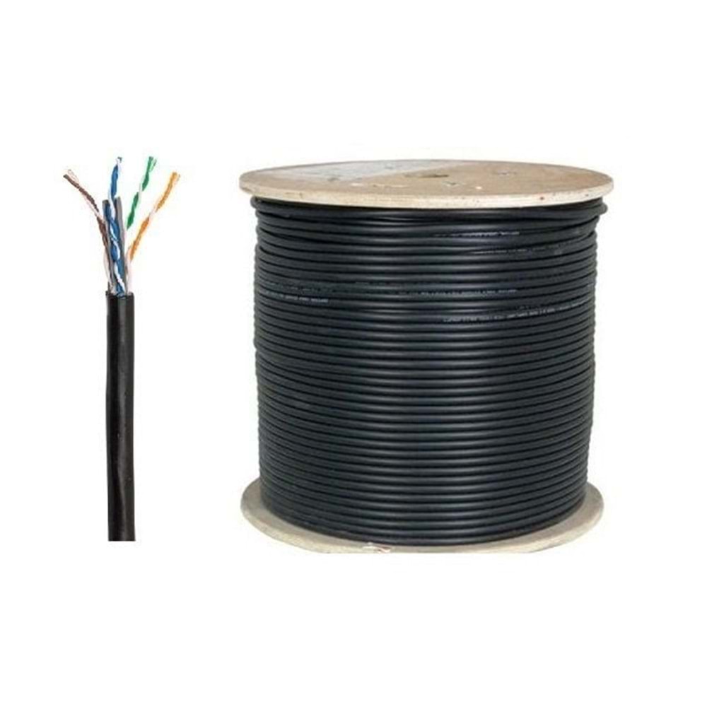 PUSAS 23 AWG 0,57 MM U/UTP OUTDOOR CAT-6 KABLO (305-MT) PS-CAT6 305