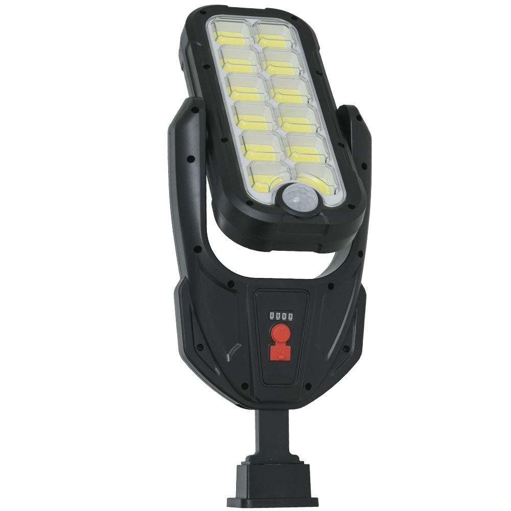 PANTHER 8W 12 COB Led li Solar Şarjlı Duvar Lambası PT-2996