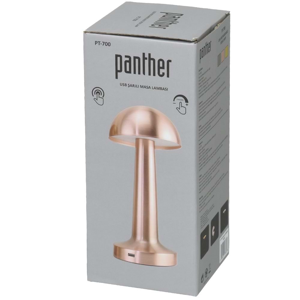 PANTHER Rose Usb Şarjlı Masa Lambası PT-700