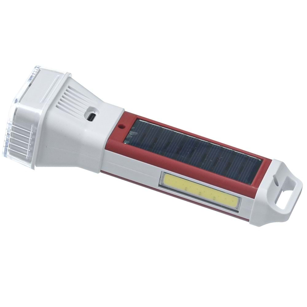 PANTHER Usb Şarjlı Solar El Feneri PT-8872