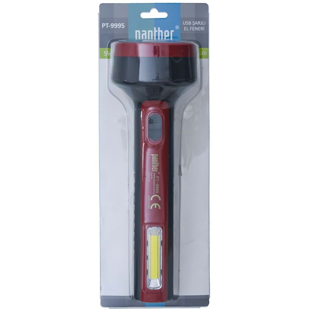 PANTHER Usb Şarjlı El Feneri PT-9995