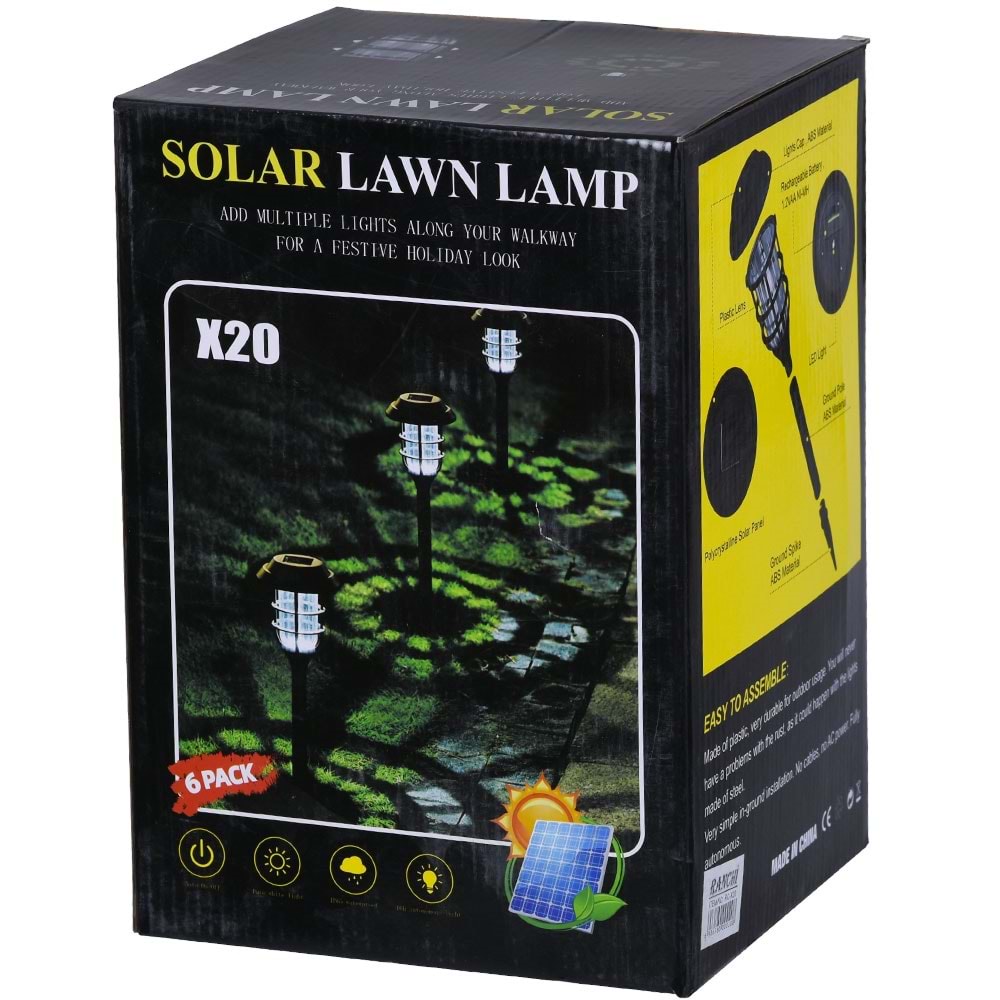 RANCHI Sensörlü Bahçe Lambası RC-X20