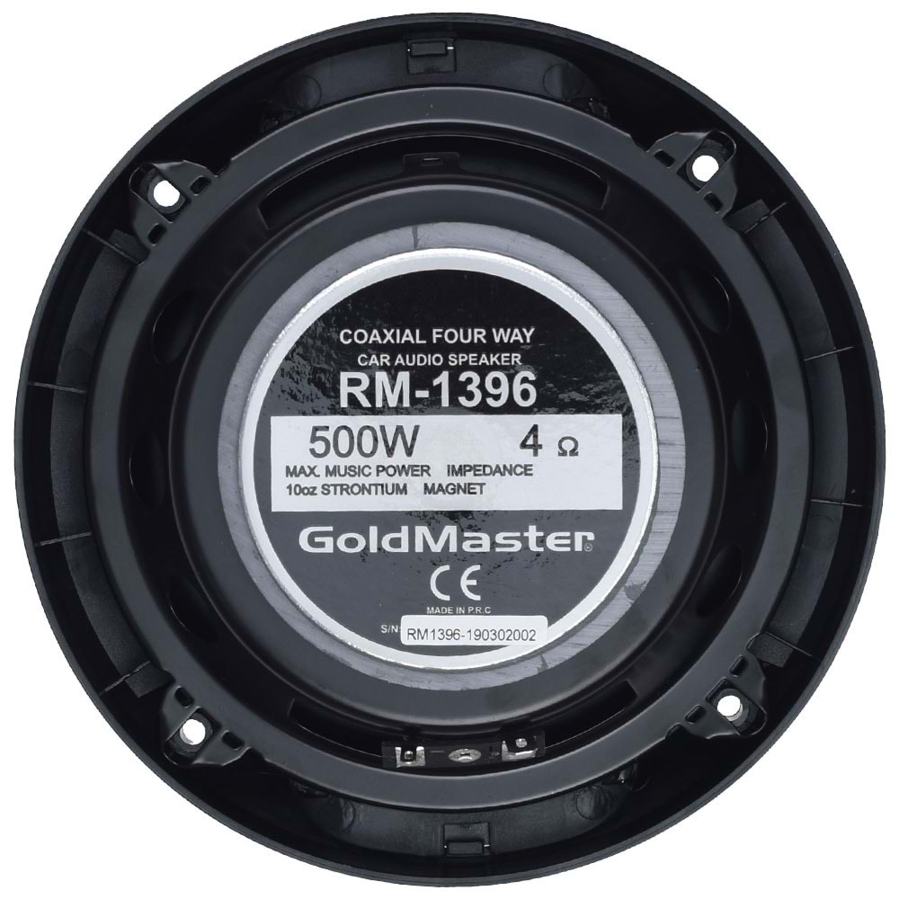 GOLDMASTER 13 Cm 500W Tweeter li Oto Hoparlör RM-1396