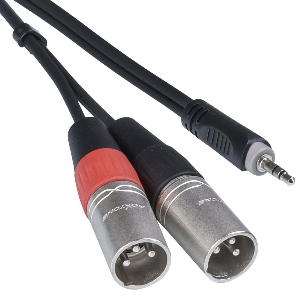 ROXTONE 3,5 Mm St 2*Xlr Erkek 3 Mt Kablo RXK-13603