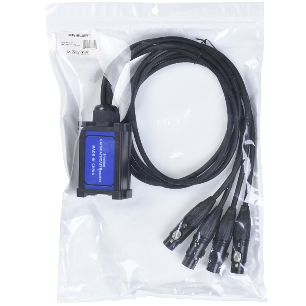 S.WIELER Cat-6 4 * Xlr Dişi Exender SCTX-4F