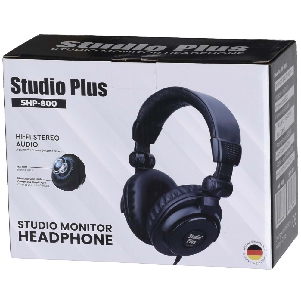 STUDIOPLUS 1500 mW 3 Mt Kablolu Monitör Kulaklık SHP-800