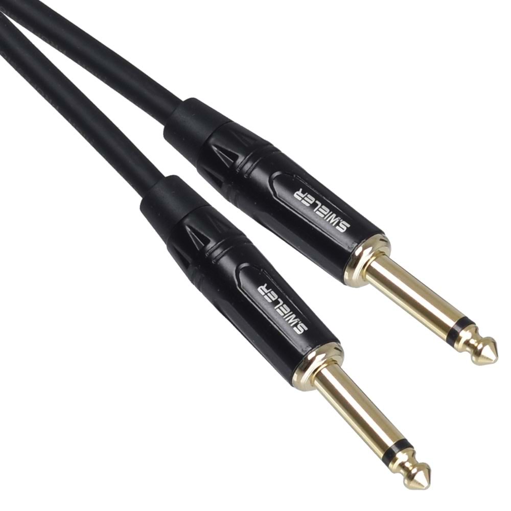 S.WIELER 6.3 mm Mono - 6.3 mm Mono Kablo Uzunluğu: 10 Metre SMM-10M