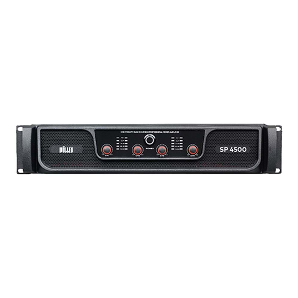 WÖLLER 4 Kanal (2 OHM) 4X1100W Power Amfi SP-4500
