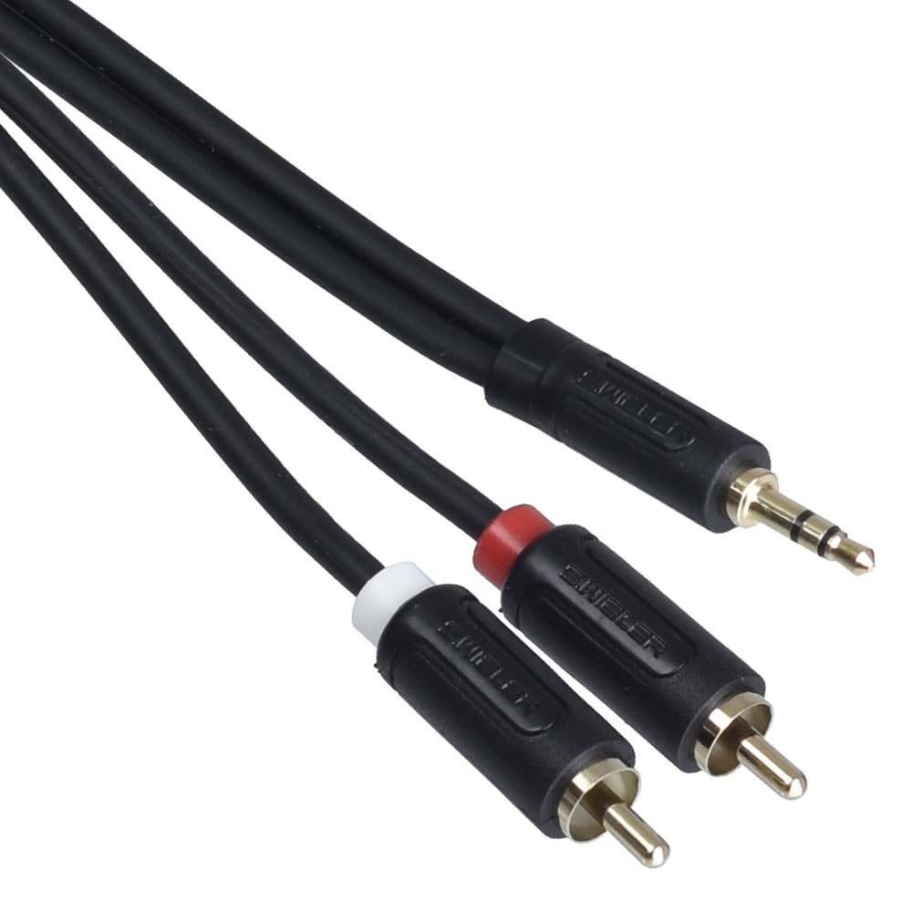 S.WIELER 2*Rca - 3.5 mm Stereo Kablo Uzunluğu: 5 Metre SR2S-5M