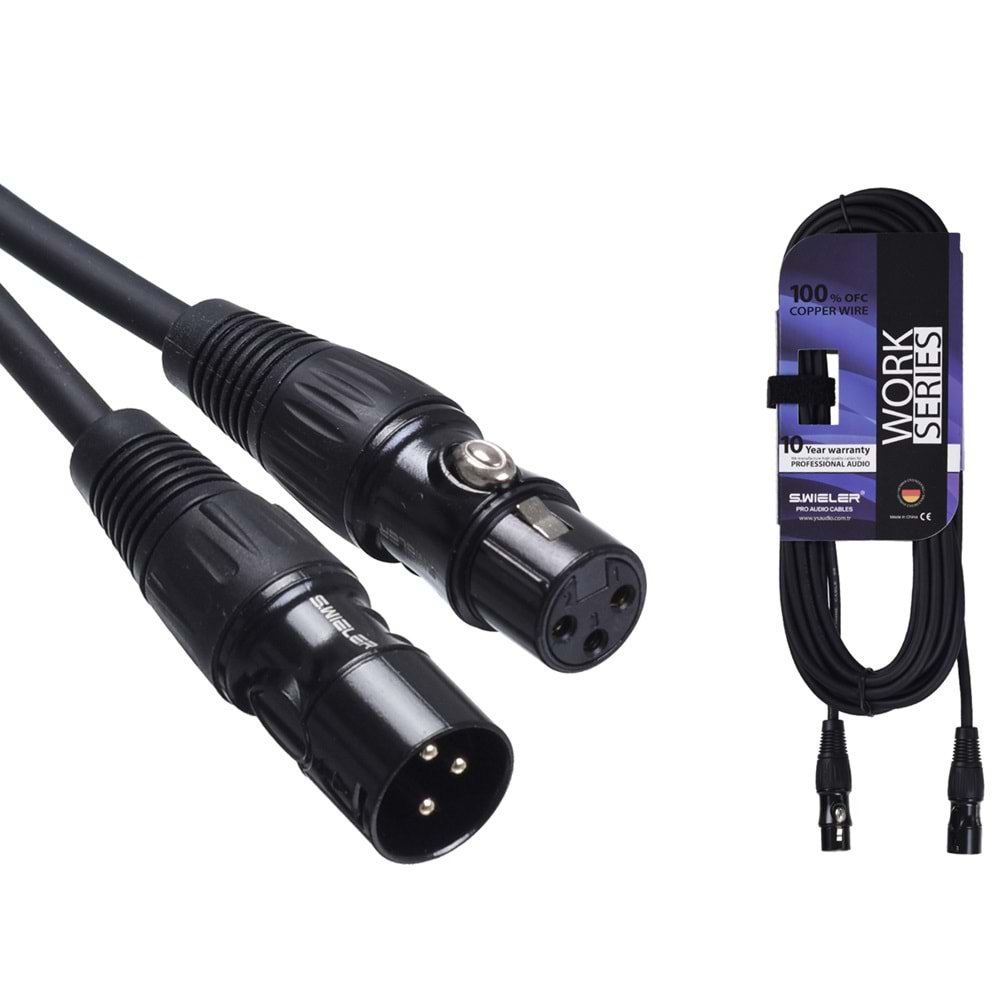 S.WIELER Xlr Erkek - Xlr Dişi Kablo Uzunluğu: 7 Metre SX-7M