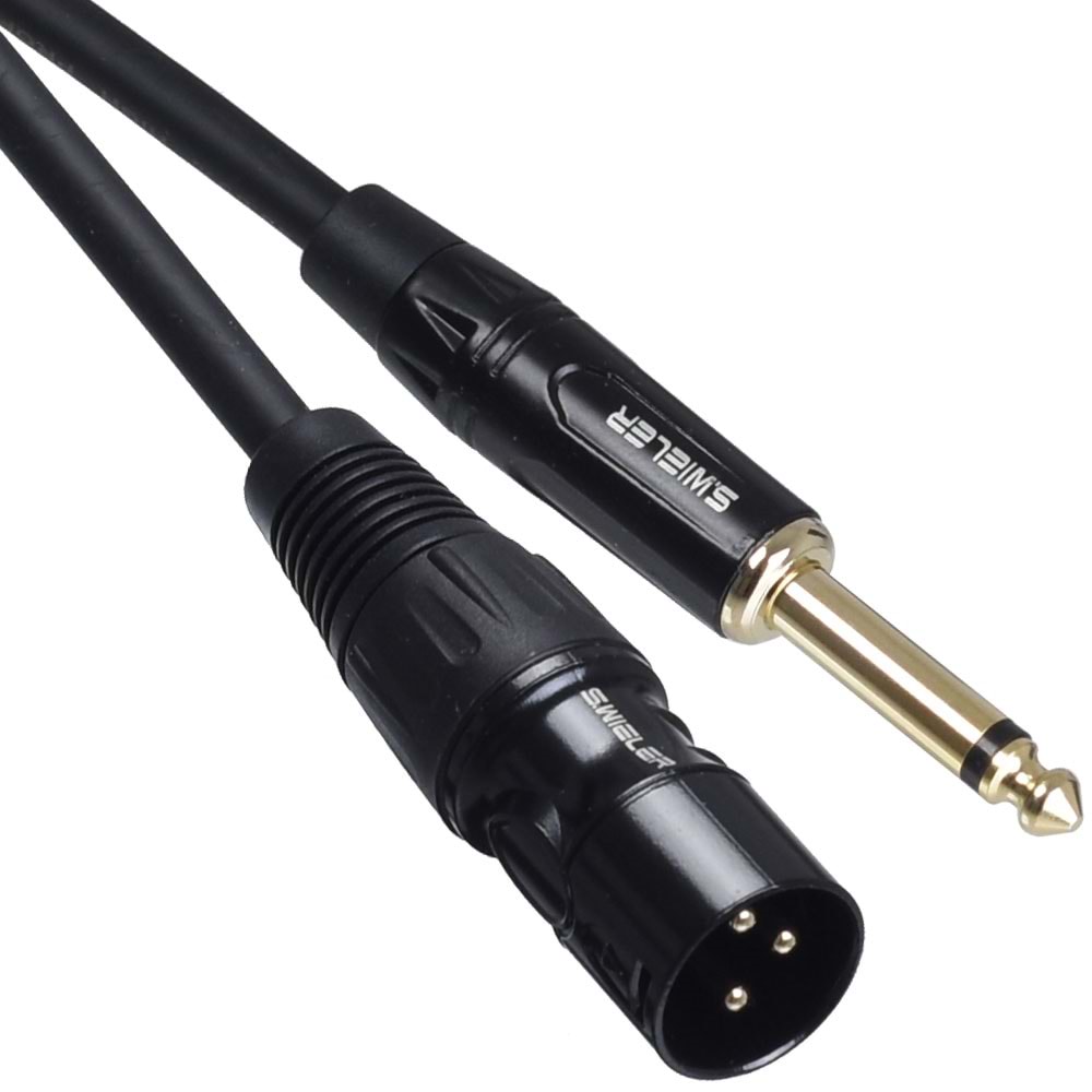 S.WIELER Xlr Erkek - 6.3 mm Mono Kablo Uzunluğu: 5 Metre SXM-5M