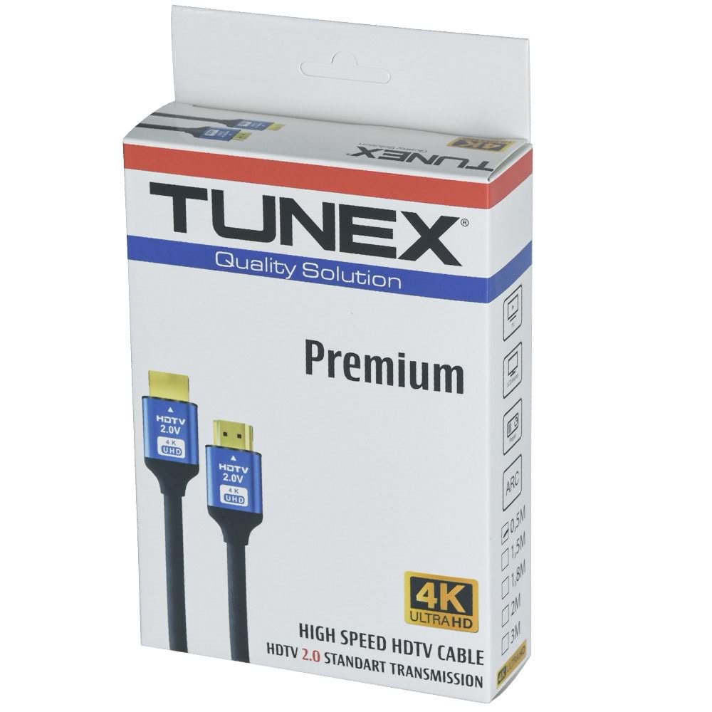 TUNEX 50 Cm 4K Profesyonel HDMI Kablo THD-05 4K