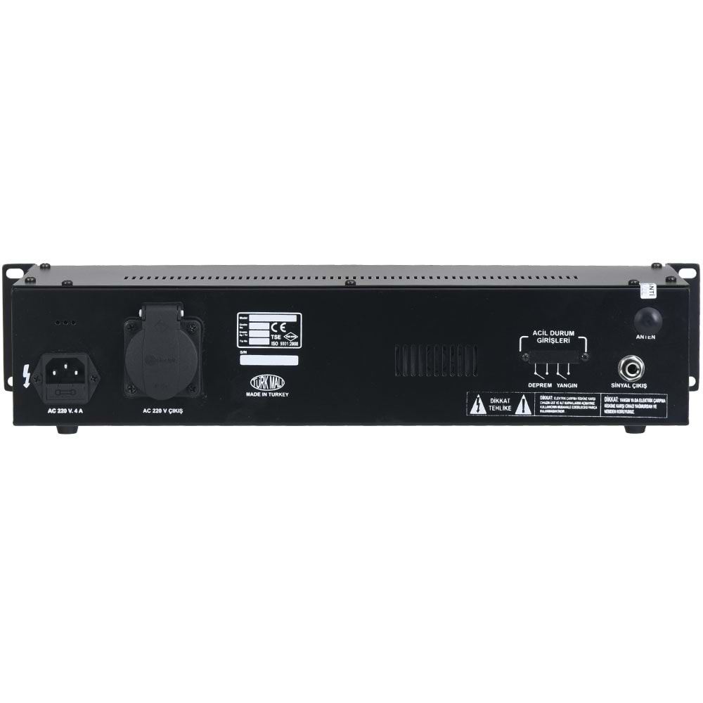 TONMAISTER Akıllı Usb Li Rack Tipi Okul Zil Saati TM-42 R