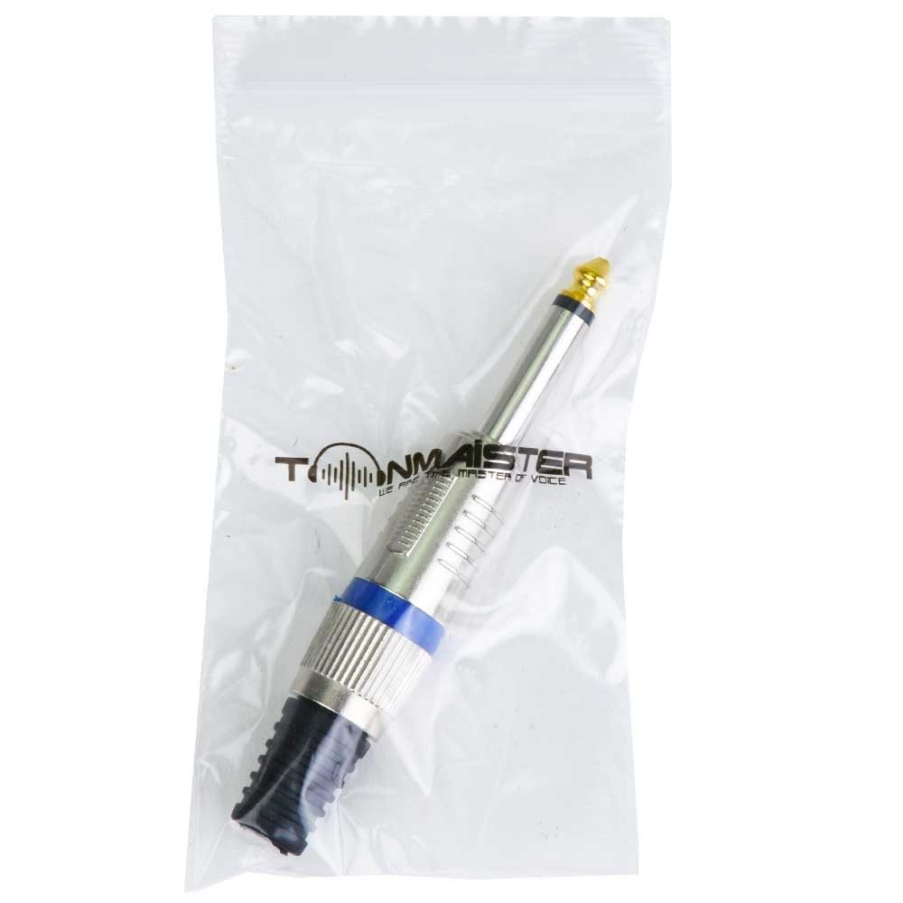 TONMAISTER 6,3 Mm Mono Metal Jak TM-966