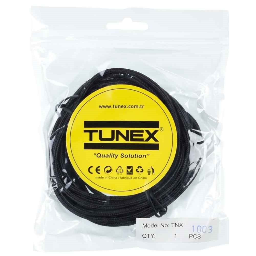 TUNEX 3,5 mm Erkek 3,5 mm Dişi İpek Örgü 3 Mt Kulaklık Uzatma TNX-1003