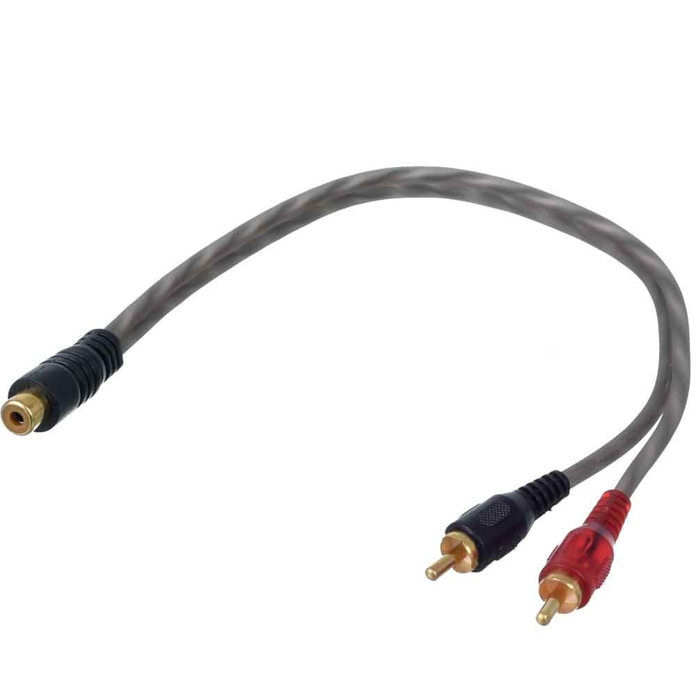 TUNEX 1 Rca Dişi 2 X RCA Erkek 32 Cm Y Kablo TNX-130-30