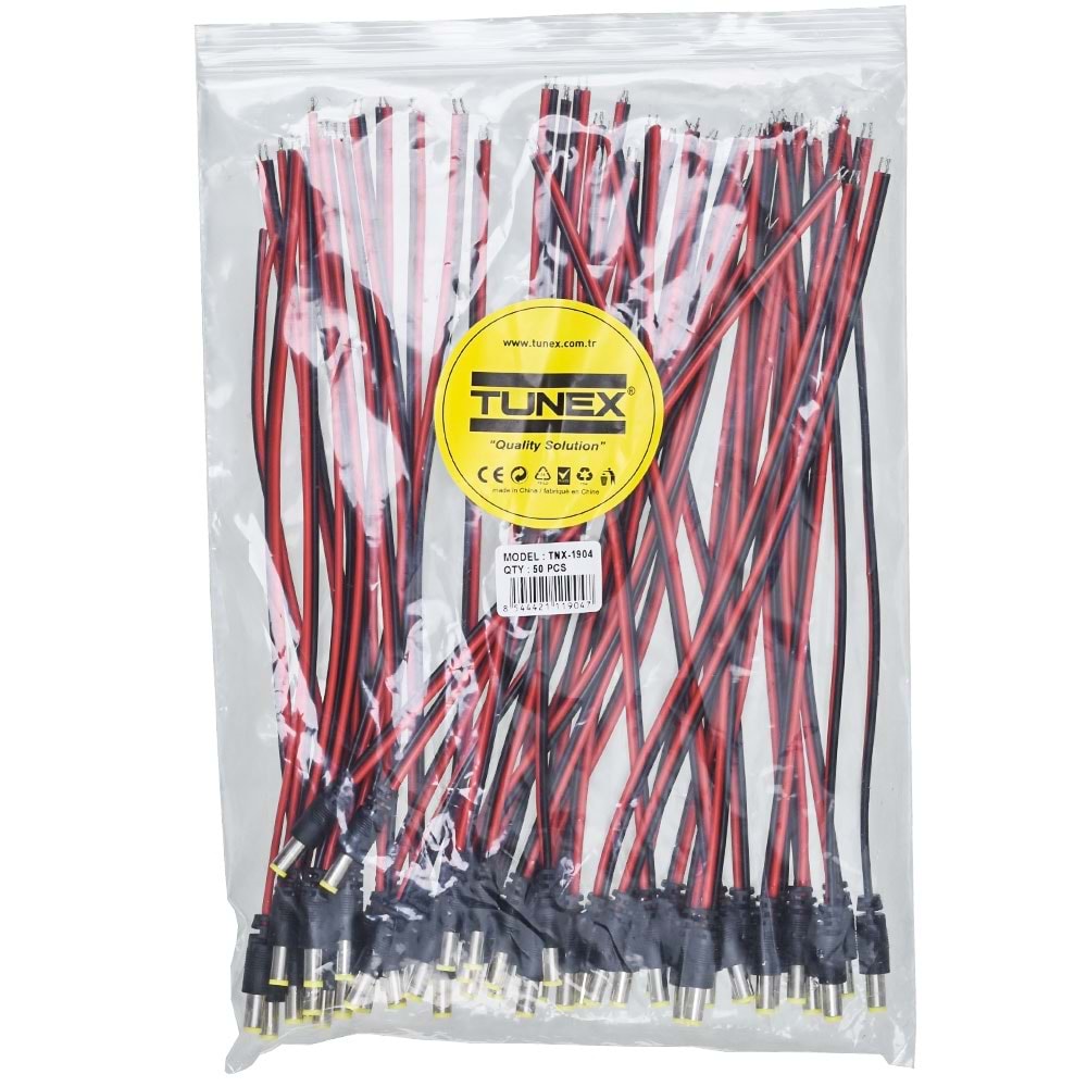 TUNEX 2,1 Mm 30 Cm Kablolu Dişi Dc Jak TNX-1904