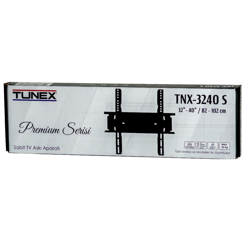 TUNEX 32-40'' Lcd Tv Sabit Duvar Askı Aparatı TNX-3240 S