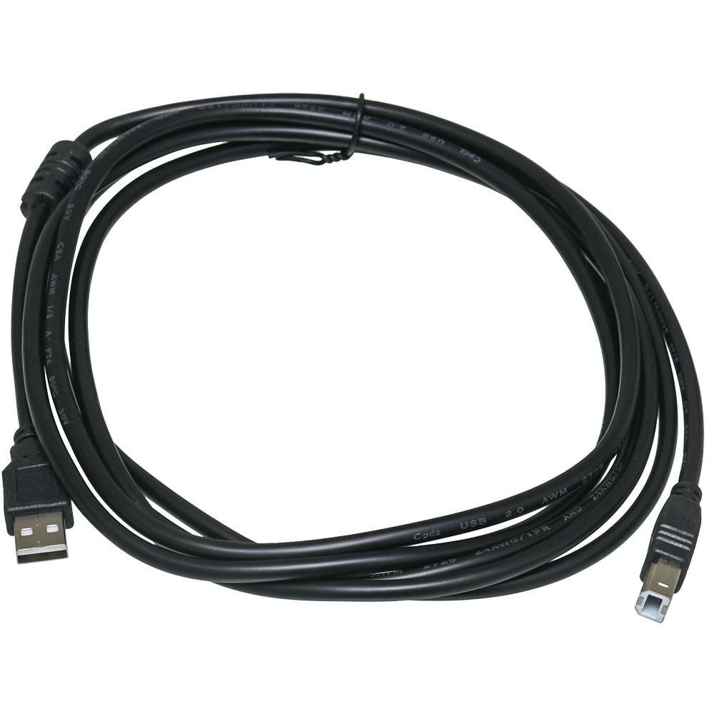 TUNEX USB 2.0 3 Metre Usb Yazıcı Kablosu TNX-3500-3