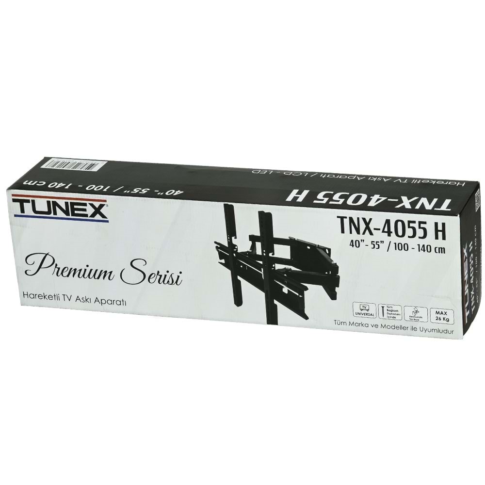 TUNEX 40-55'' Lcd Tv Hareketli Duvar Askı Aparatı TNX-4055 H