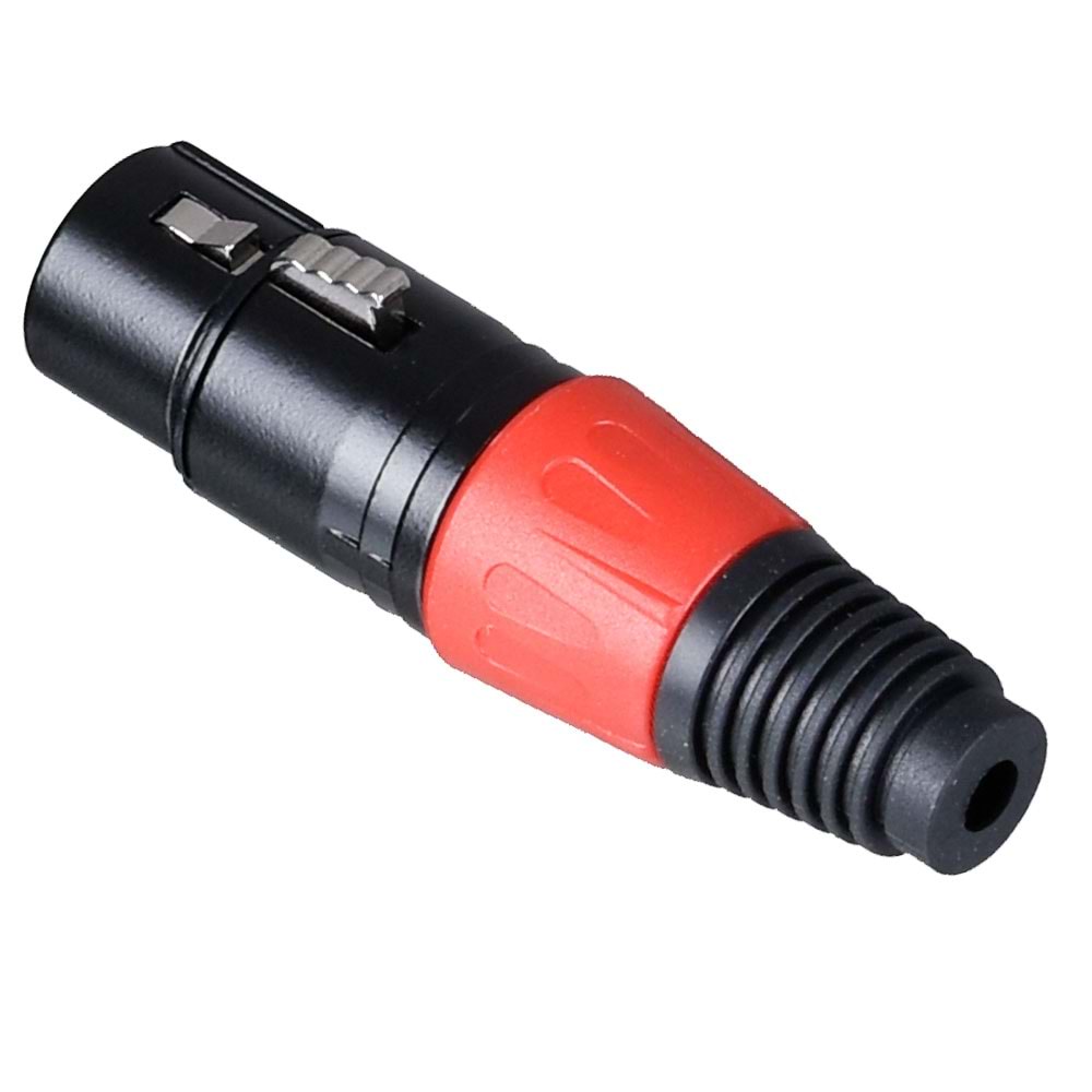 TUNEX Red Metal Xlr Canon ERKek Jak TNX-4813-E RD