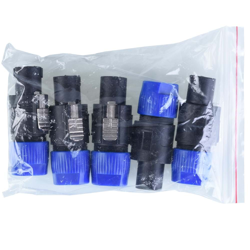 TUNEX Blue 4 Pin Kısa Spekon Jak TNX-4816 BL