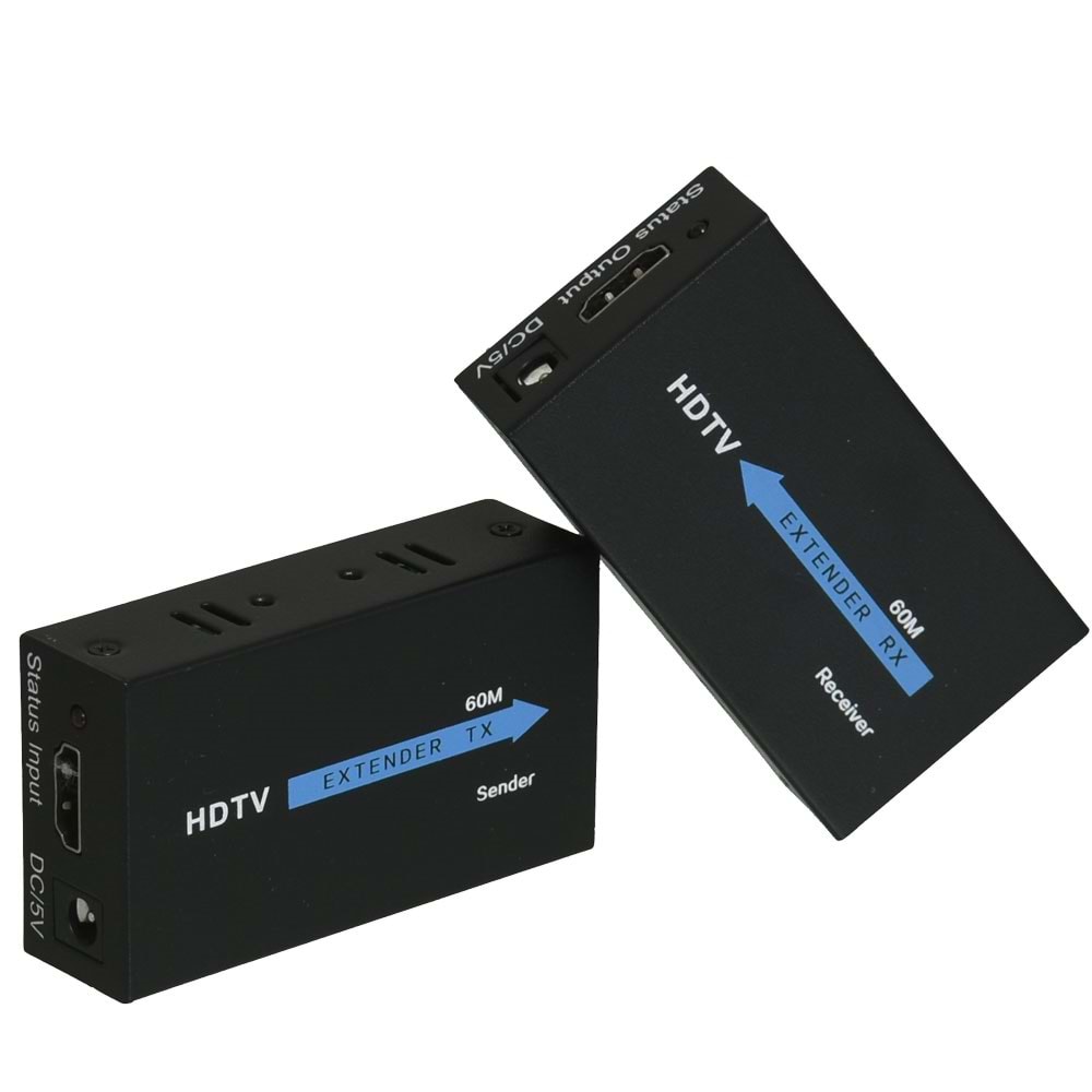 ECONEX CAT-6 to HDMI Dönüştürcü Extender (Maksimum Mesafe 60 Metre) TNX-4860