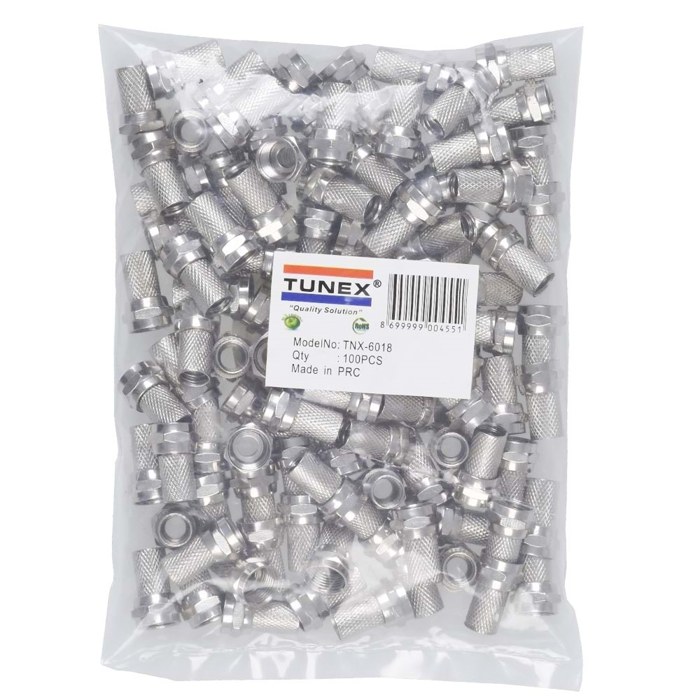 TUNEX Rg-6 18 mm F Konnektör TNX-6018