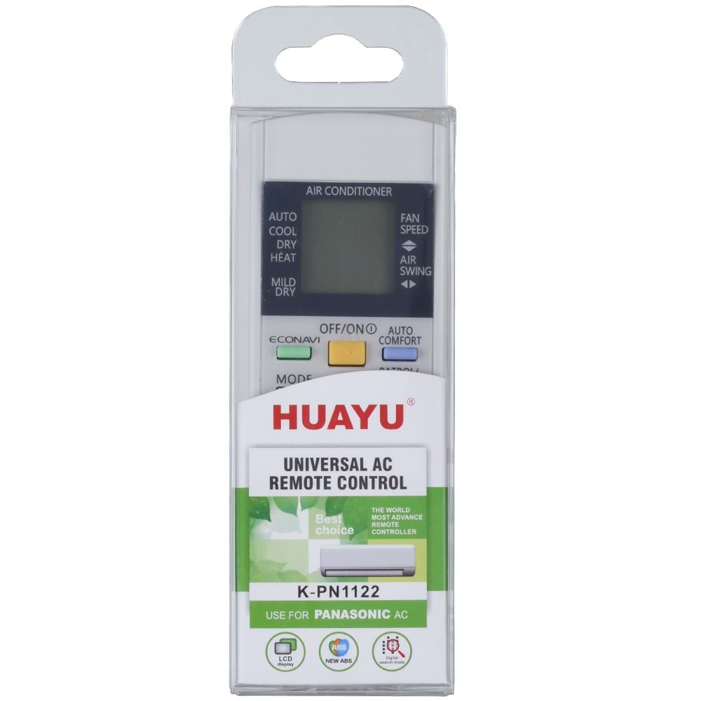 HUAYU Panasonic Üniversal Klima Kumandası (K-PN1122) TR-056