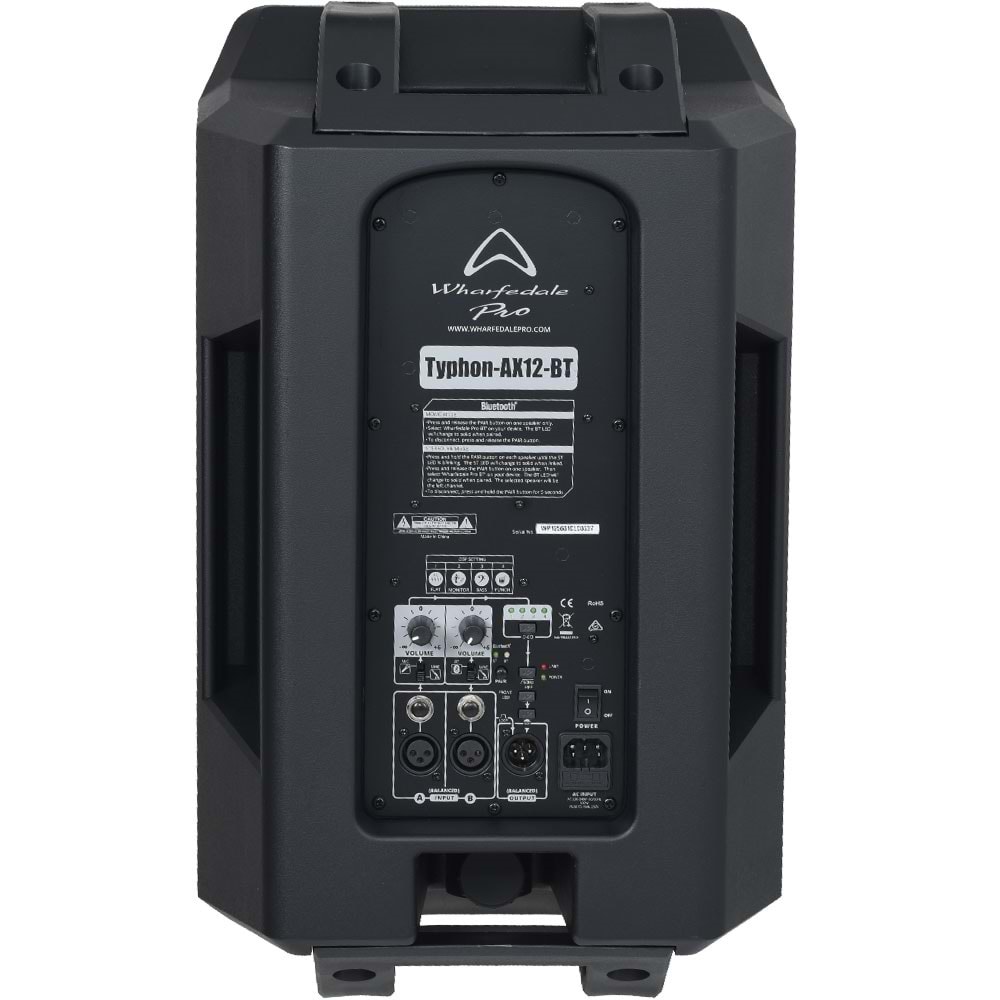 WHARFEDALE Pro Typhon Ax12-Bt 12'' Siyah Aktif Kabin Hoparlör TYPHON AX12-BT