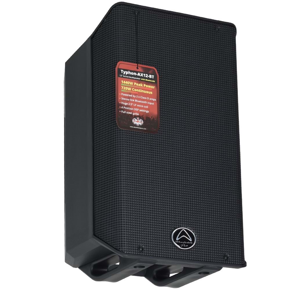 WHARFEDALE Pro Typhon Ax12-Bt 12'' Siyah Aktif Kabin Hoparlör TYPHON AX12-BT