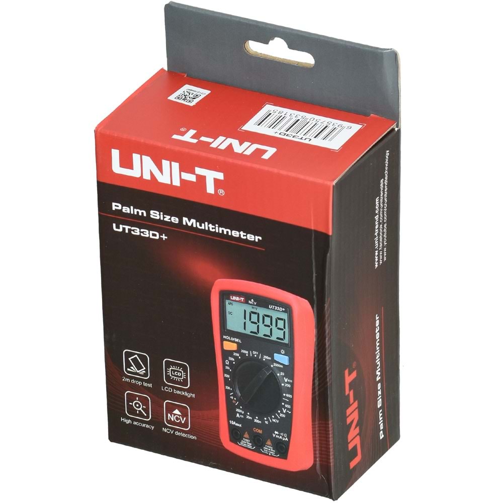 UNI-T Dıgıtal Ölçü Aleti UT-33 D+
