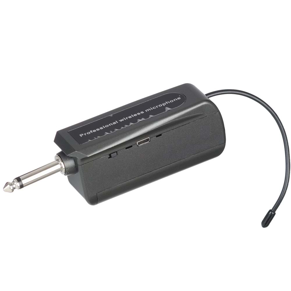 WÖLLER Uhf Tek Yaka Şarjlı Kablosuz Mikrofon W-10 Y