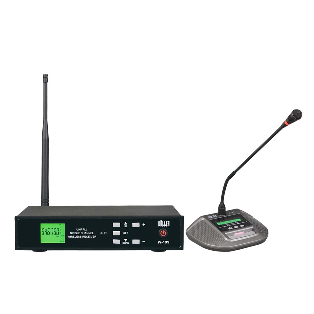 WÖLLER Uhf Kürsü Kablosuz Mikrofon W-199 K
