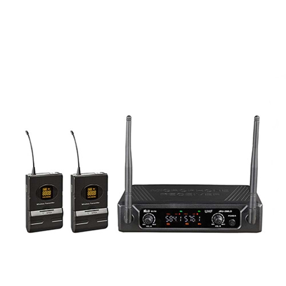 WÖLLER Uhf 2 Yaka 16 Değiştirebilir Frekans Kablosuz Mikrofon W-216 YY