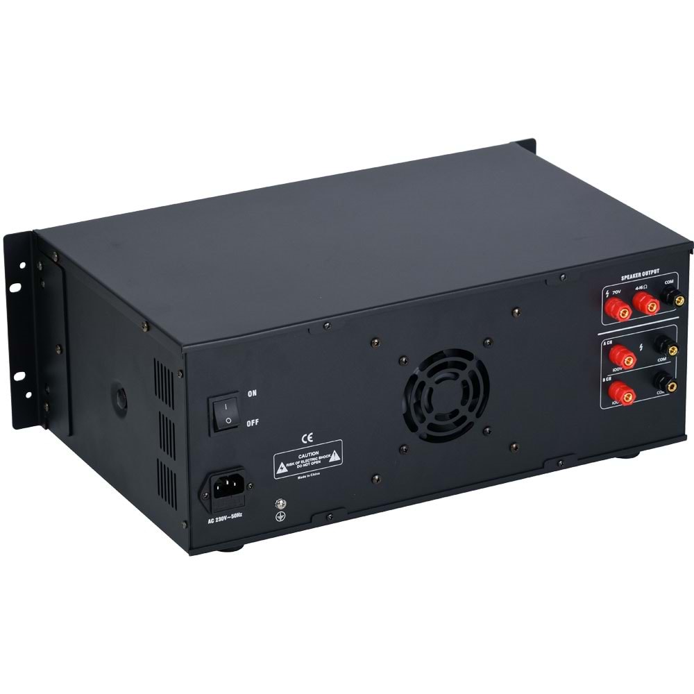 WÖLLER 100V - 8 OHM 300W 6 Kanal Power Mikser Amfi W-2300