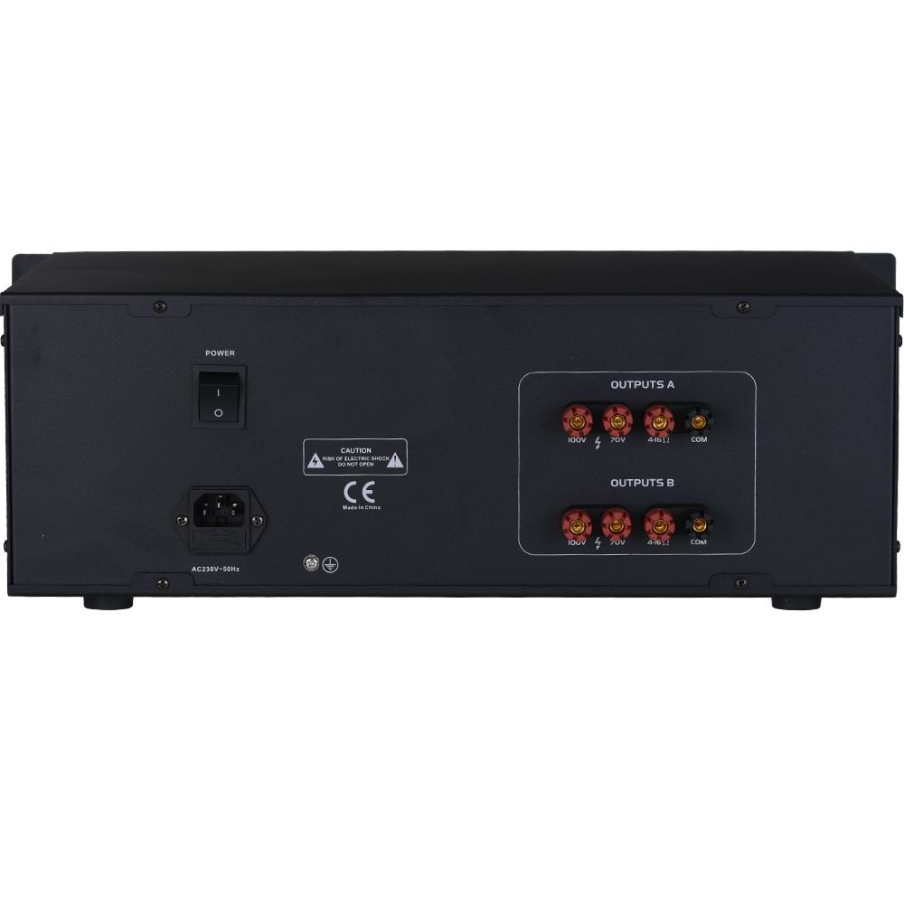 WÖLLER 2X500W 6 Kanal 70-100v 8 Ohm 99 Dsp Efekt Mixer Amfi W-2950