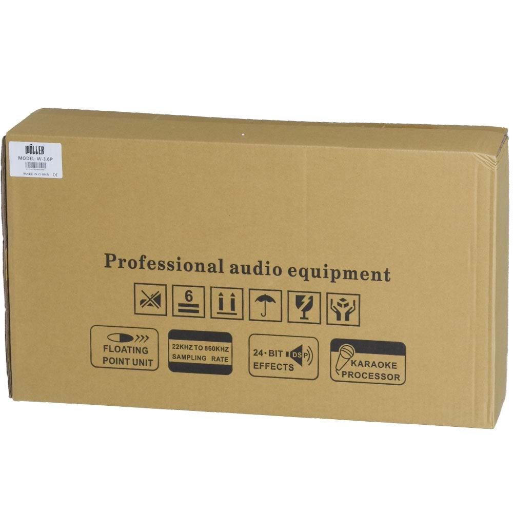 WÖLLER 3,6P 3 Giriş 6 Çıkış Digital İşlemci W-3,6P