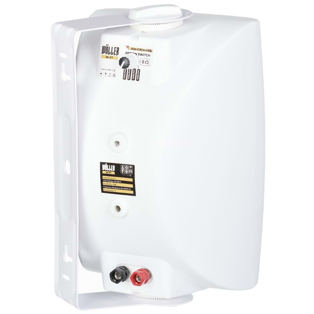WÖLLER 150W 13 Cm 100V Beyaz Sütun Hoparlörü W-5 TB