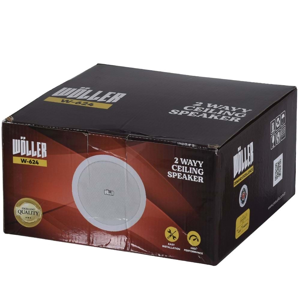 WÖLLER 20 Cm 60W Tavan Hoparlörü W-624