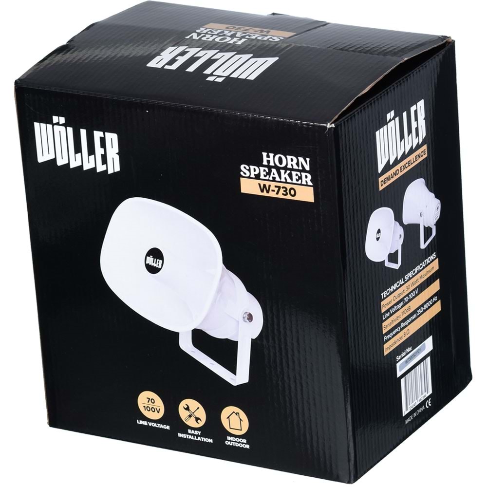 WÖLLER 30W 100V Horn Hoparlör W-730 T