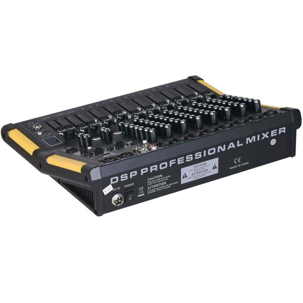 WÖLLER 8 Kanal 2 Aux 99 Dsp Usb-Bt Deck Mikser W-899