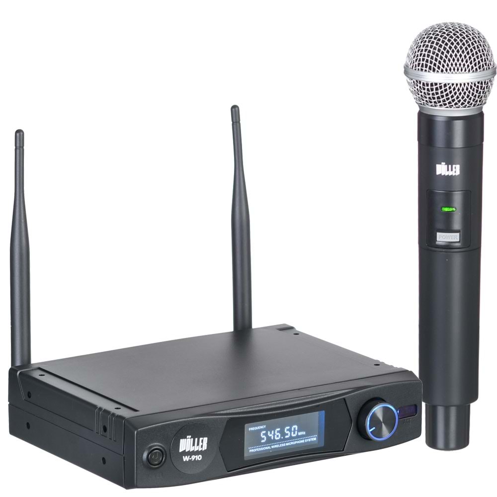 WÖLLER Uhf Tek El Kablosuz Mikrofon W-910 E