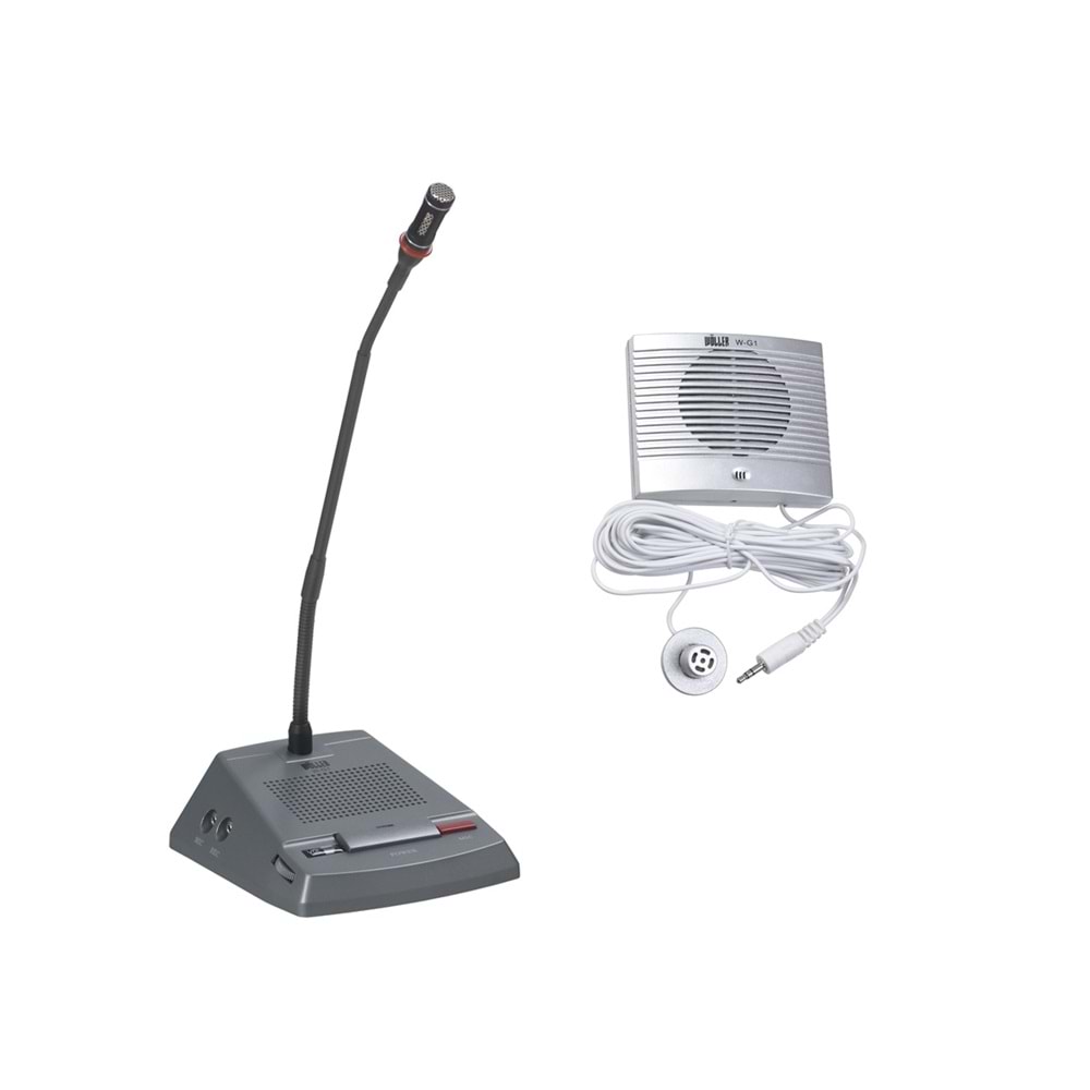WÖLLER Çift Yönlü İntercom Gişe Mikrofonu W-G1