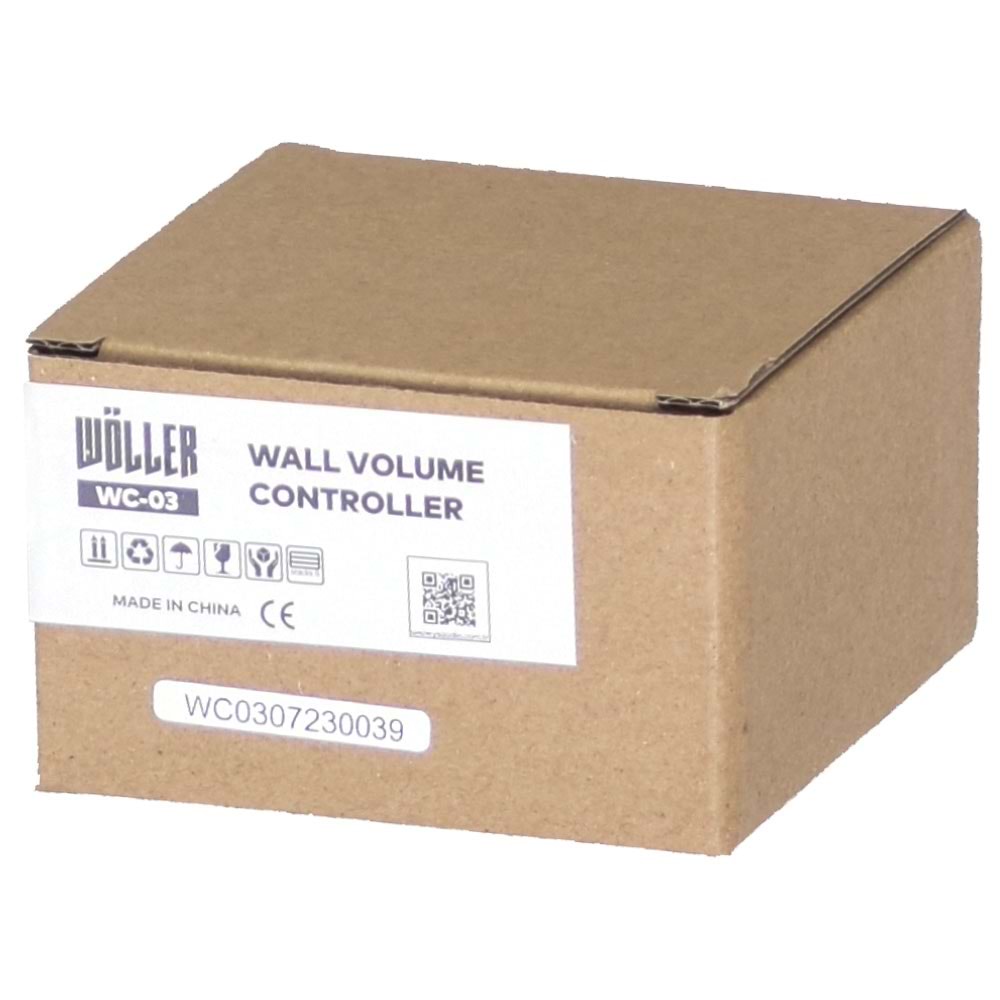 WÖLLER 10W Sıva Altı Duvar Tipi Volüm Kontrol WC-03