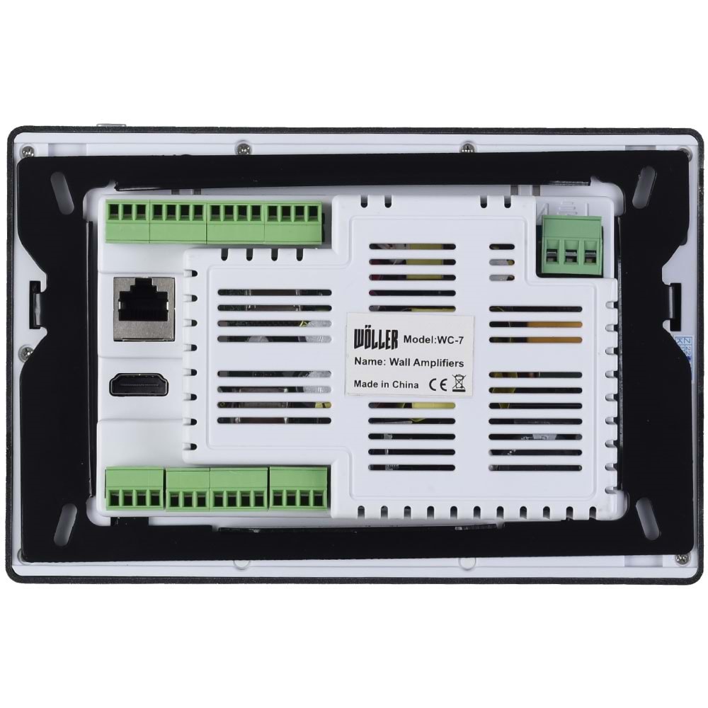 WÖLLER 7'' 8*25W 32 Gb Wi-Fi Btt-App Duvar Amfi Ünitesi WC-07