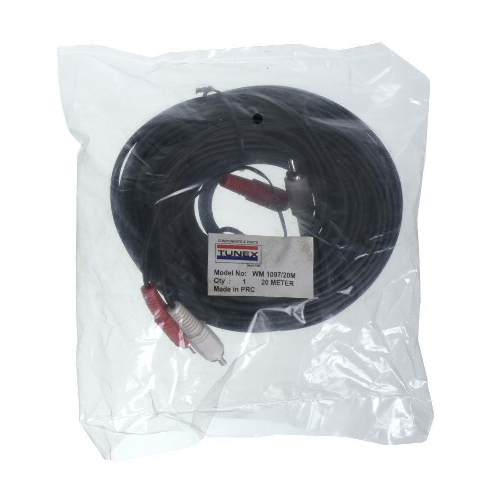 TUNEX 2Rca ERKek 2 Rca ERKek 20 Mt Kablo WM-1097-20