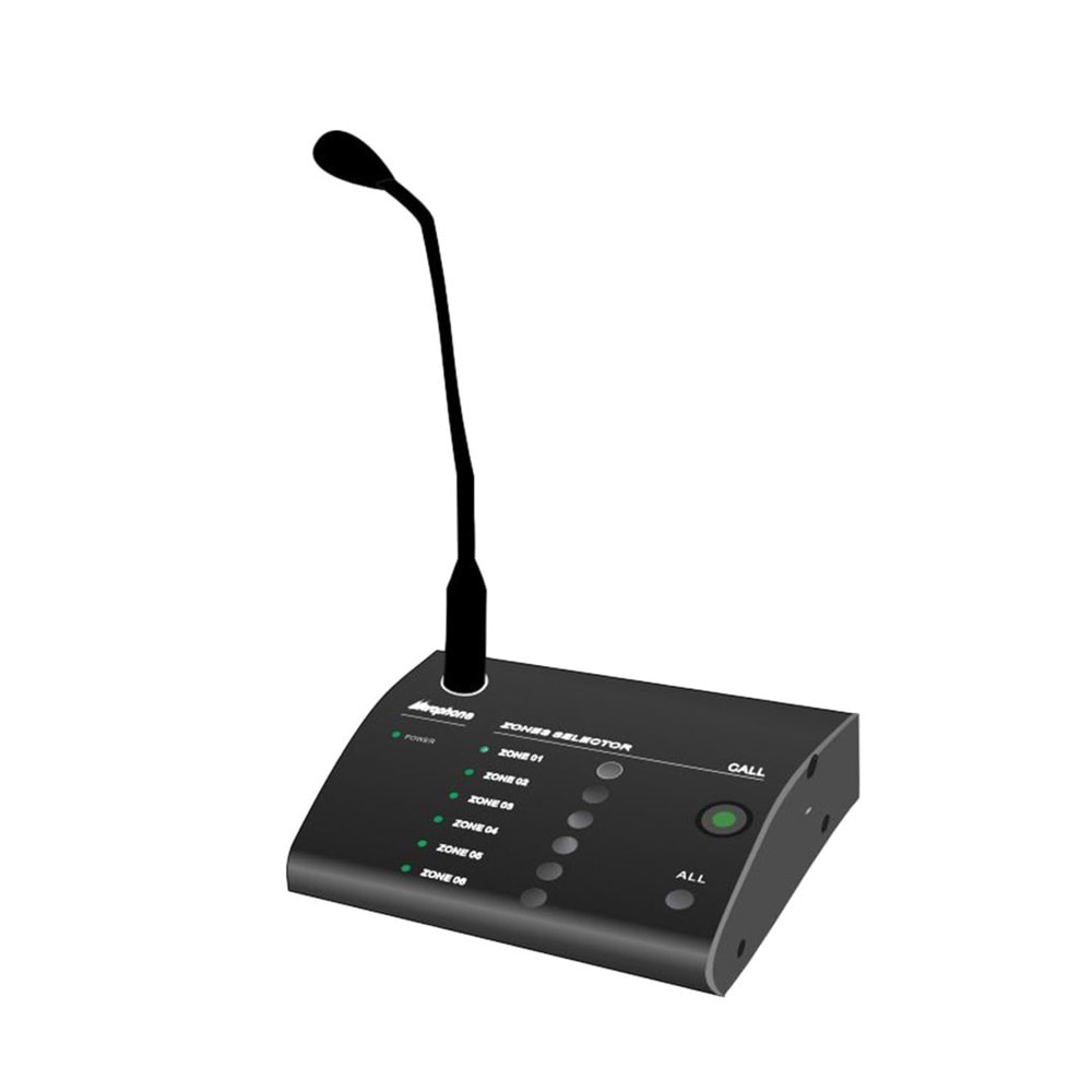 WÖLLER WPM-690 - WPM-600 İçin 6 Bölge Kontrol Mikrofon WM-6M